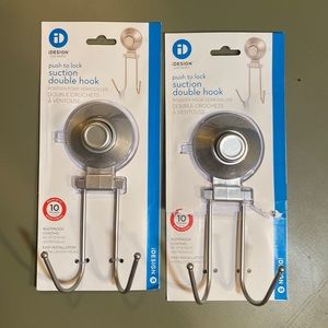 iDesign brand, Pair of suction double hooks